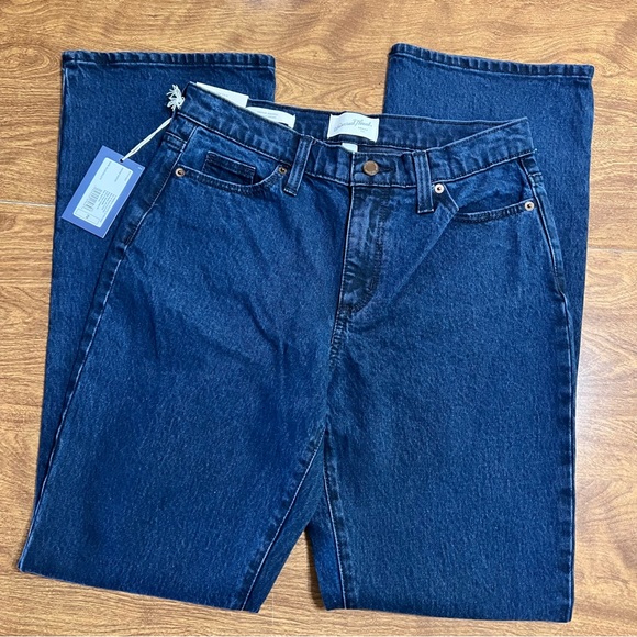 Universal Tread NWT Dark Wash Blue Vintage Bootcut Denim Jeans Size 2/26R - Picture 2 of 11